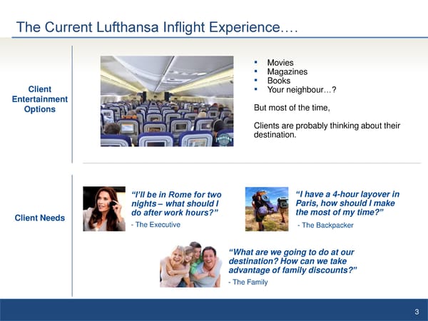 LUFTHANSA'S CUSTOM MARKETPLACE ASSESMENT - Page 3