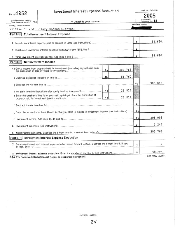 2005 U.S. Individual Income Tax Return - Page 24