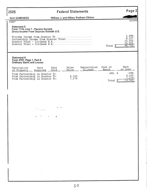 2005 U.S. Individual Income Tax Return - Page 30