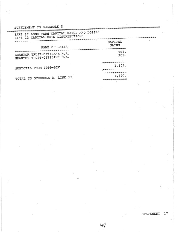 2006 U.S. Individual Income Tax Return - Page 47