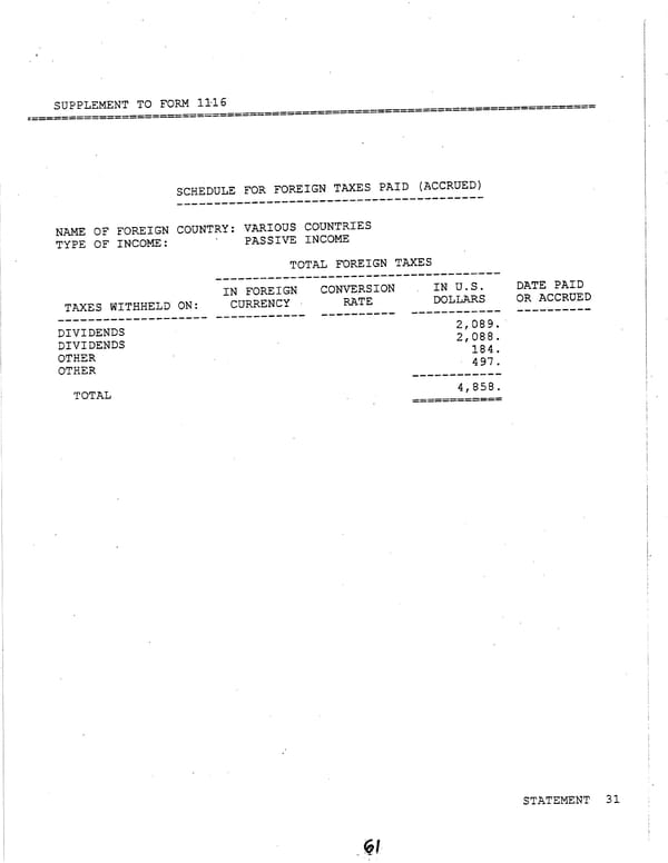 2006 U.S. Individual Income Tax Return - Page 61