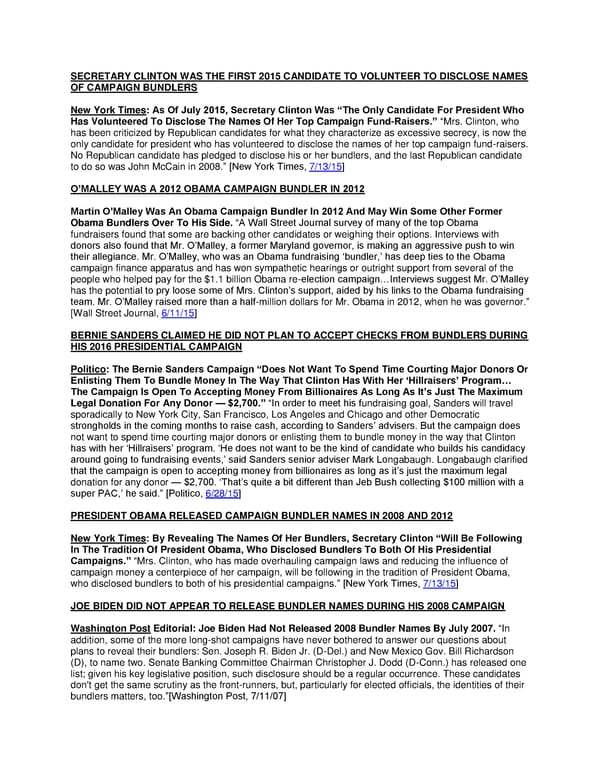 2016 Dems and Bundlers - Page 1