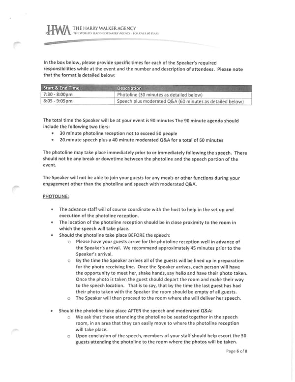 UNLV Event Request Form - Page 6