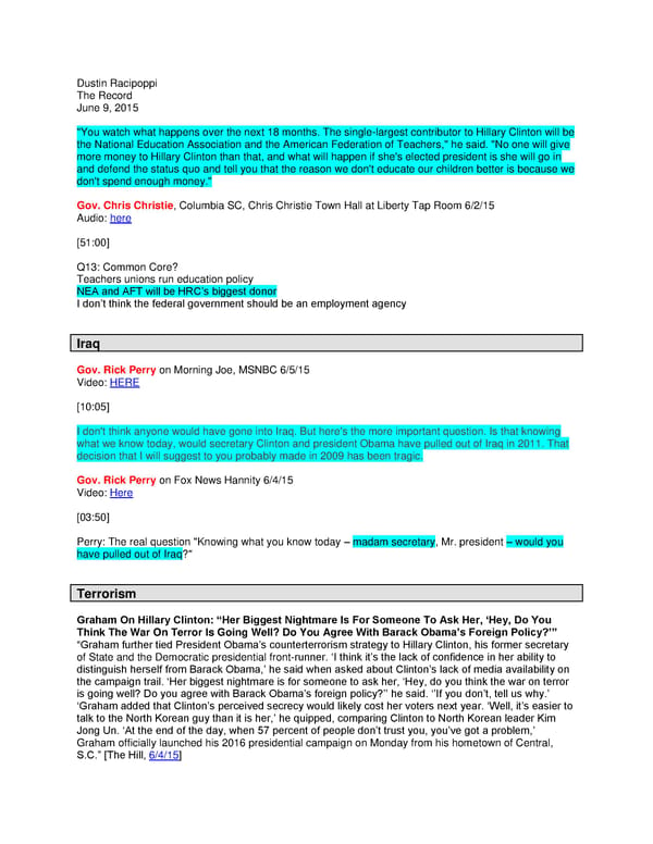 Attacks on Clinton 6/12/15 - Page 15