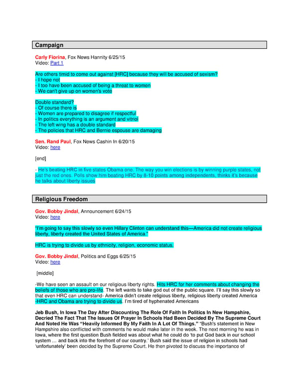 Attacks on Clinton 6/26/15 - Page 9