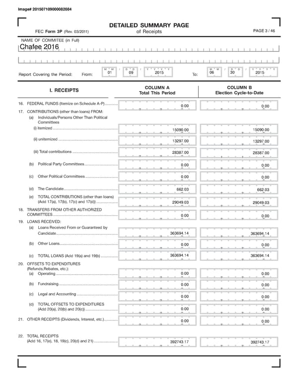 Chafee July Quarterly 2015 - Page 3