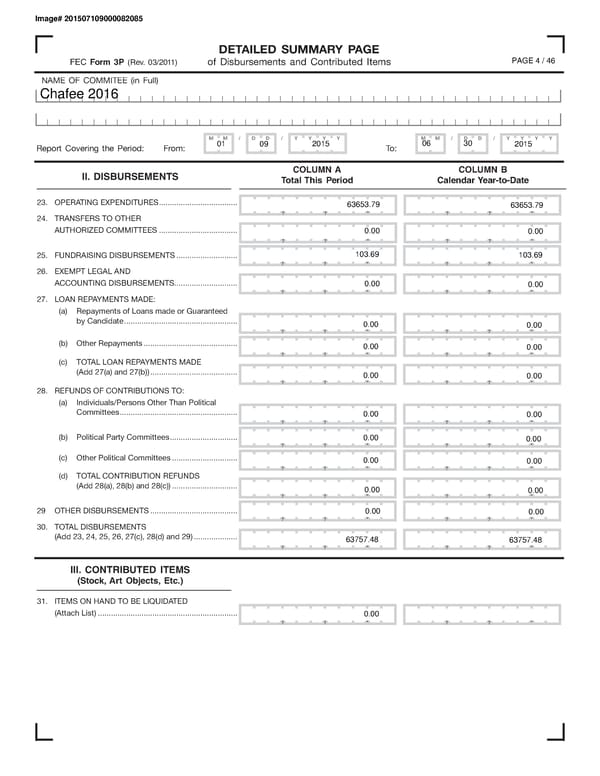 Chafee July Quarterly 2015 - Page 4