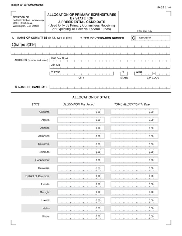 Chafee July Quarterly 2015 - Page 5