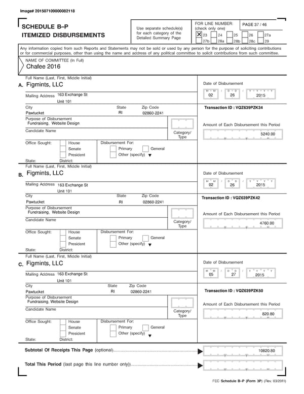 Chafee July Quarterly 2015 - Page 37