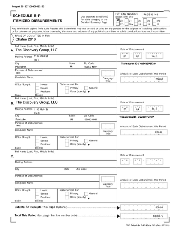 Chafee July Quarterly 2015 - Page 42