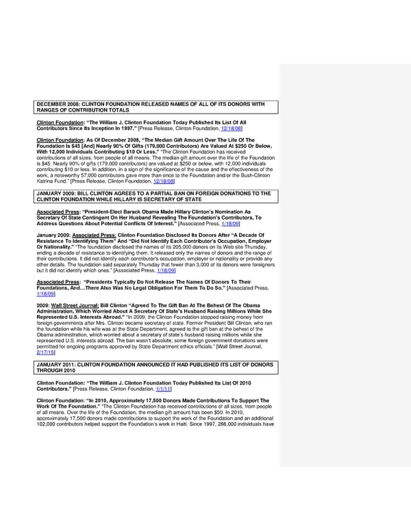 Clinton Foundation Transparency Timeline - Page 2