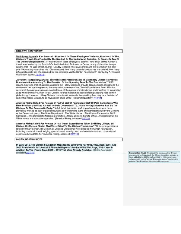 Clinton Foundation Transparency Timeline - Page 4
