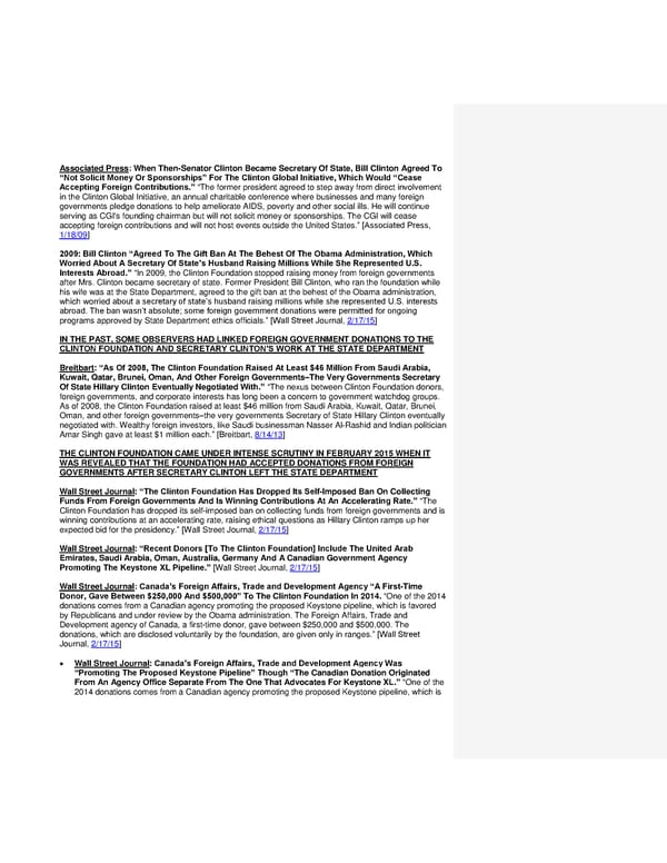 Clinton Foundation Vulnerabilities Master Doc FINAL - Page 2