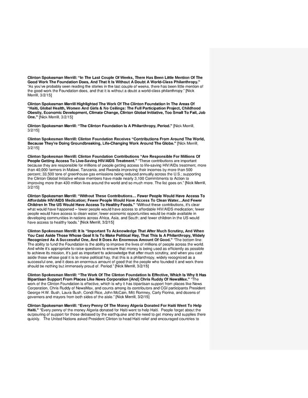 Clinton Foundation Vulnerabilities Master Doc FINAL - Page 5