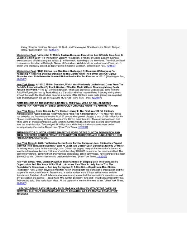 Clinton Foundation Vulnerabilities Master Doc FINAL - Page 16