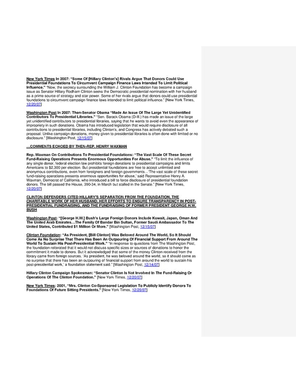 Clinton Foundation Vulnerabilities Master Doc FINAL - Page 17