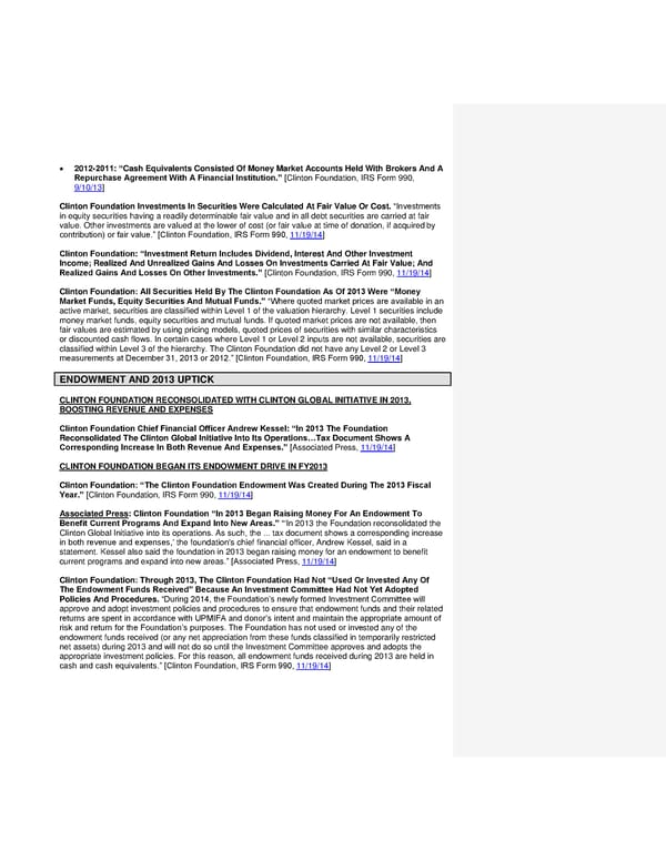 Clinton Foundation Vulnerabilities Master Doc FINAL - Page 23