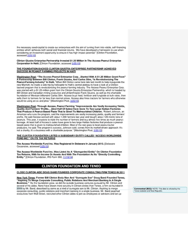 Clinton Foundation Vulnerabilities Master Doc FINAL - Page 30