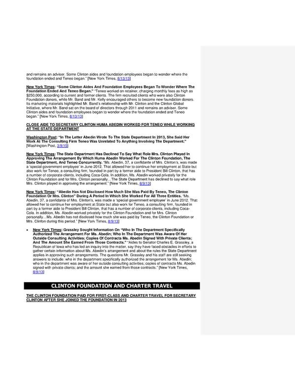 Clinton Foundation Vulnerabilities Master Doc FINAL - Page 32