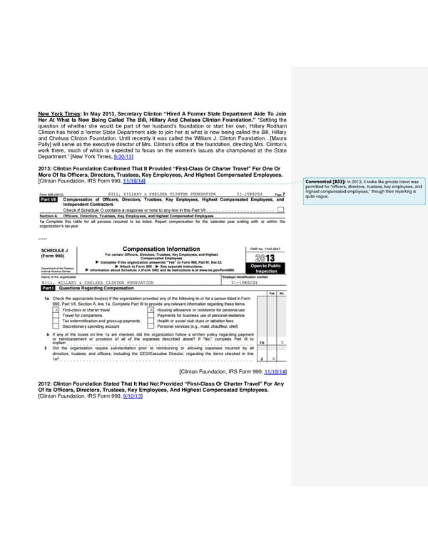 Clinton Foundation Vulnerabilities Master Doc FINAL - Page 33