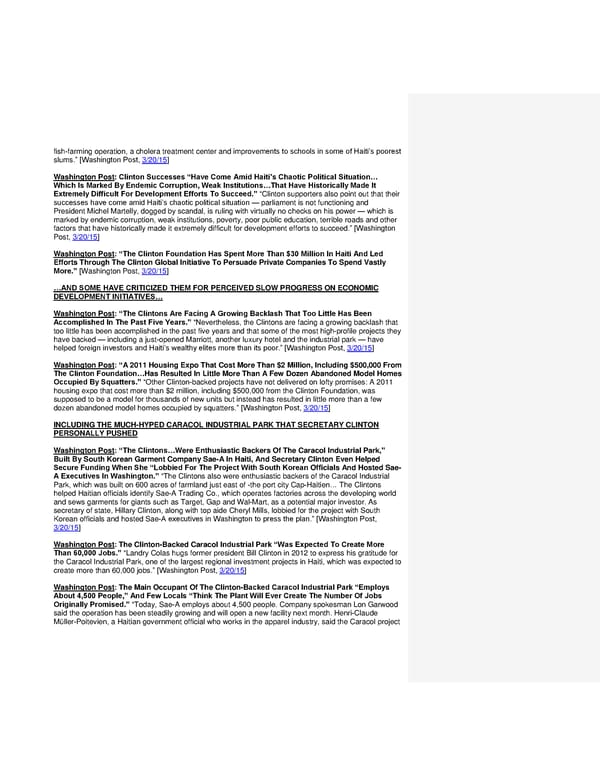 Clinton Foundation Vulnerabilities Master Doc FINAL - Page 35