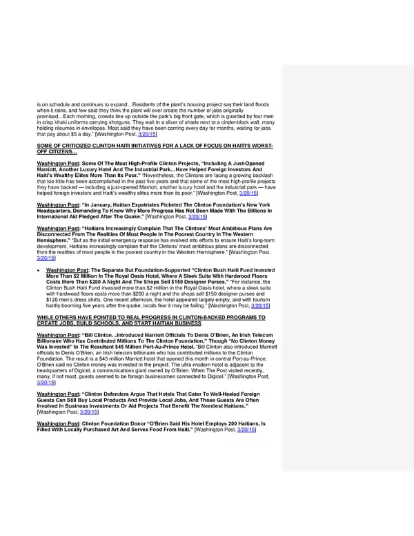 Clinton Foundation Vulnerabilities Master Doc FINAL - Page 36