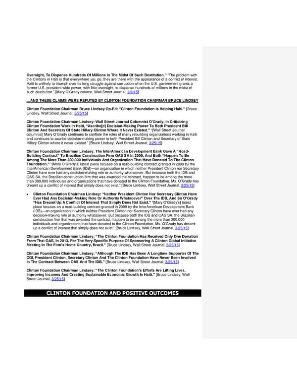 Clinton Foundation Vulnerabilities Master Doc FINAL - Page 39