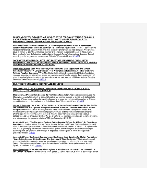 Clinton Foundation Vulnerabilities Master Doc part 1 2 JB - Page 12