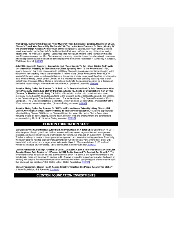 Clinton Foundation Vulnerabilities Master Doc part 1 2 JB - Page 21