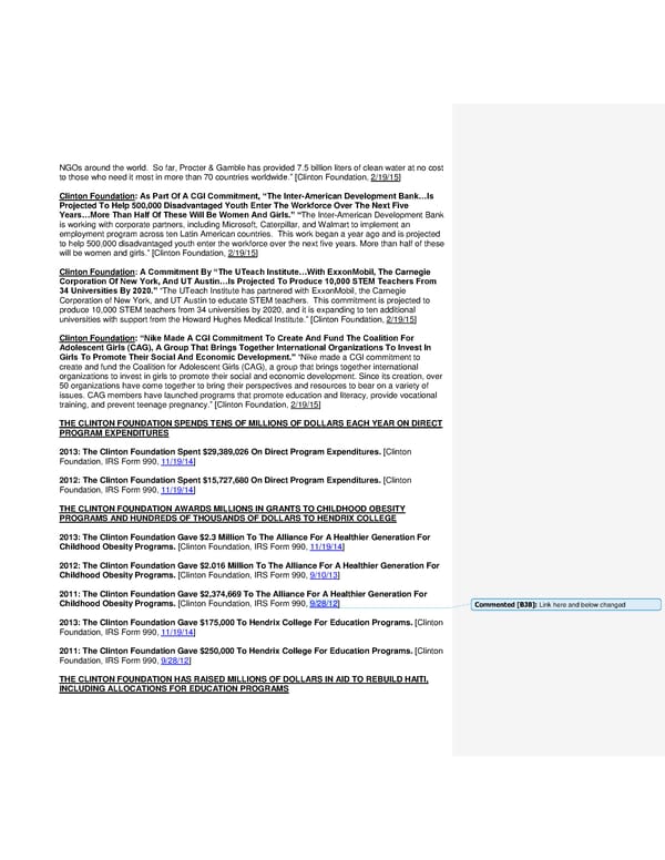 Clinton Foundation Vulnerabilities Master Doc part 1 2 JB - Page 40