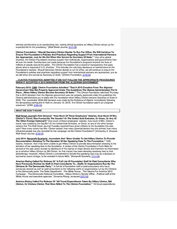 Clinton Foundation Vulnerabilities Master Doc part 1 JB edits - Page 25