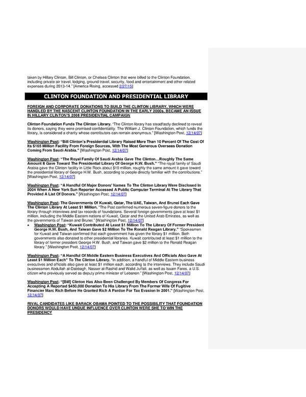 Clinton Foundation Vulnerabilities Master Doc part 1 JB edits - Page 26