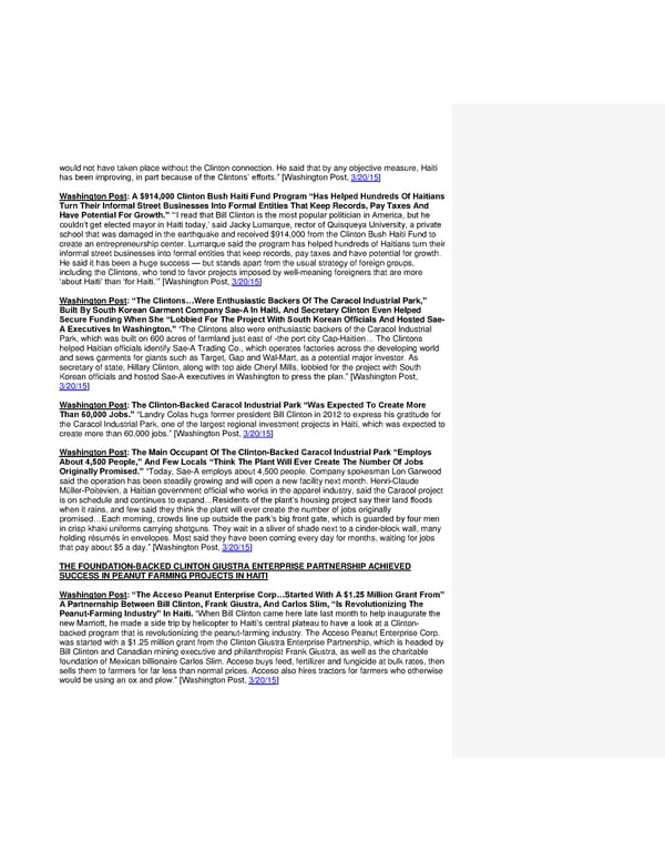 Clinton Foundation Vulnerabilities Master Doc part 1 JB edits - Page 31