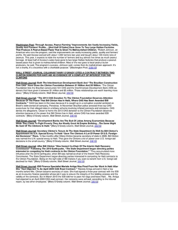 Clinton Foundation Vulnerabilities Master Doc part 1 JB edits - Page 32