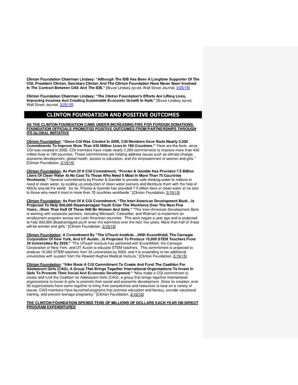 Clinton Foundation Vulnerabilities Master Doc part 1 JB edits - Page 34