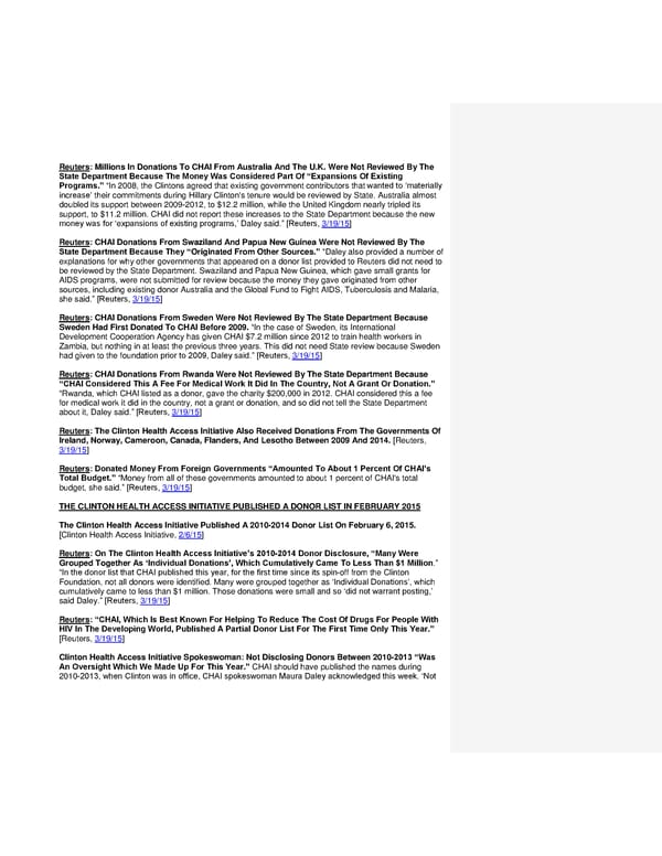 Clinton Foundation Vulnerabilities Master Doc part 1 JB edits - Page 38