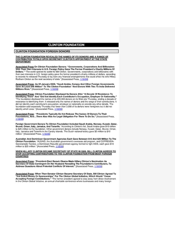 Clinton Foundation Vulnerabilities Master Doc part 1 - Page 1