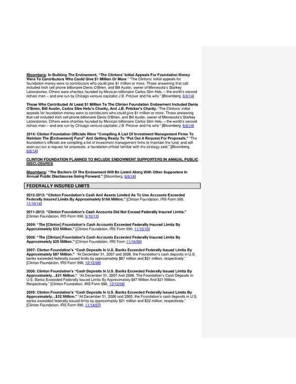 Clinton Foundation Vulnerabilities Master Doc part 1 - Page 18