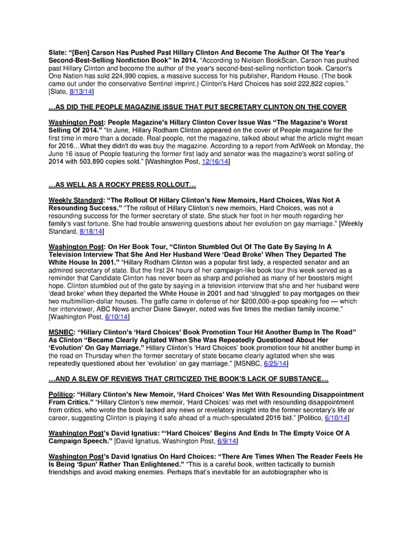 HRC Book Negative Press Roundup - Page 2