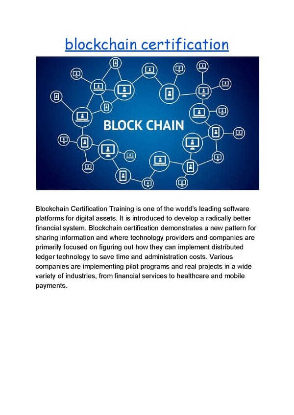 blockchain certification - Page 1