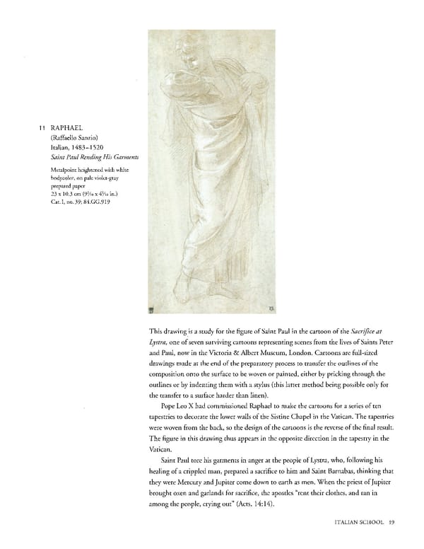 Masterpieces of the Getty Museum: Drawings - Page 20