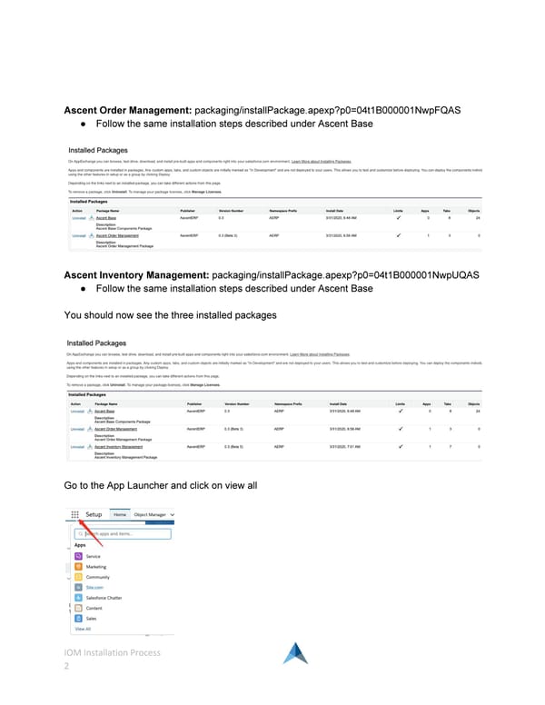 Ascent IOM Installation Guide - Page 2