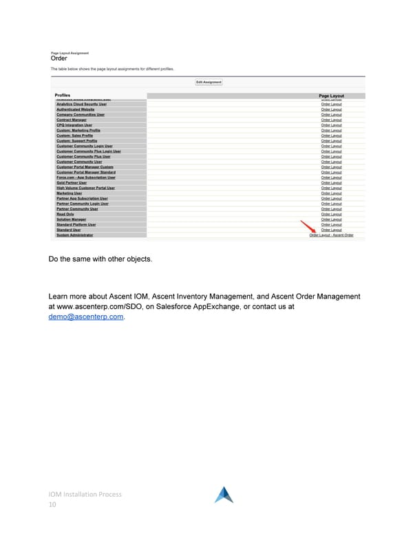 Ascent IOM Installation Guide - Page 10