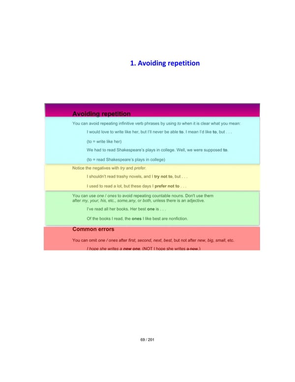 Advanced Gramma In Tables. And English usage practice questions. - Page 15