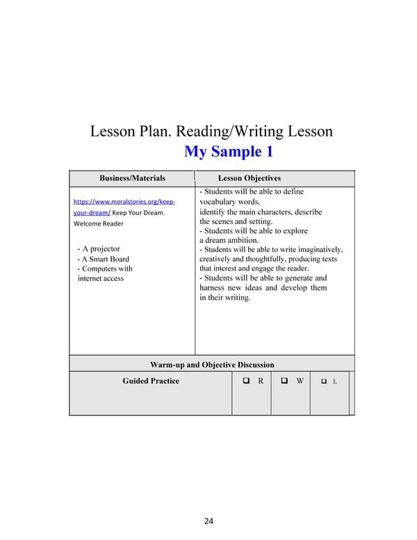 Try before buy. Lesson Design and Planning from scratch.: A self-study reference and practice book. - Page 13