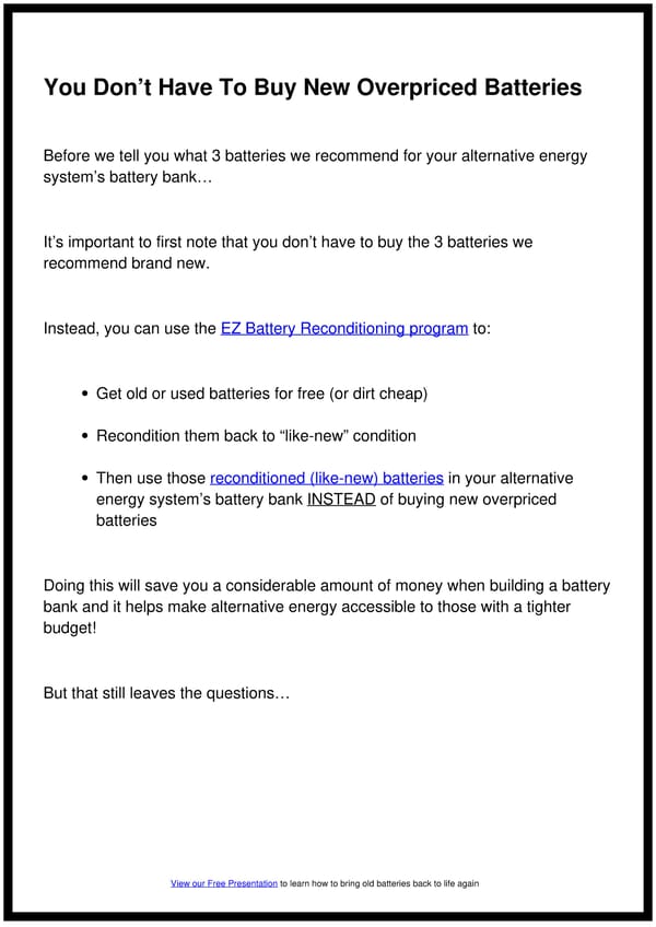 The 3 Best Batteries For An Off-Grid Energy System - Page 3