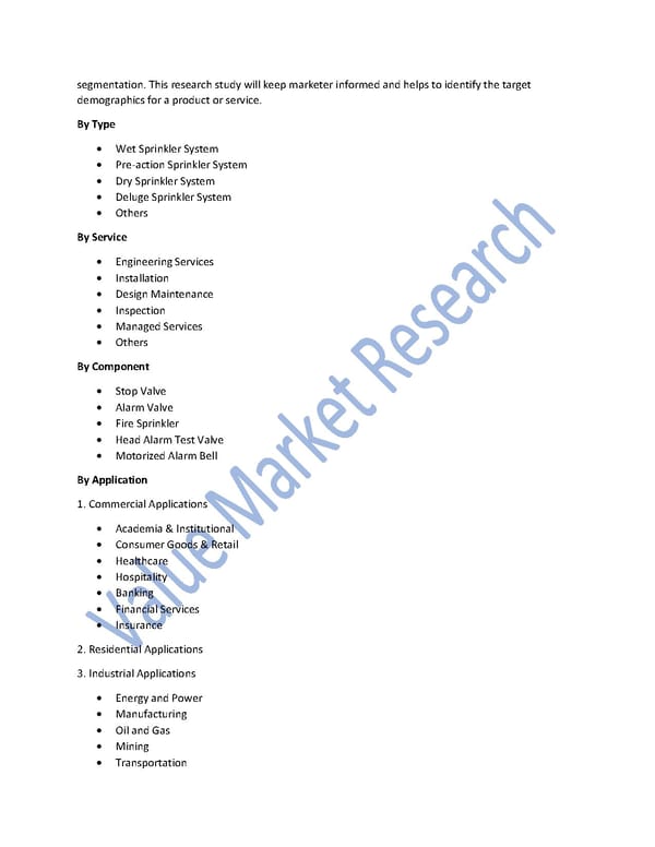 Fire Sprinkler Systems Market Size, Analysis Report and Forecast to 2027 - Page 2