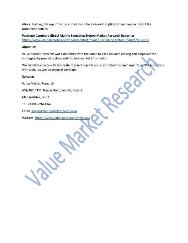 Marine Scrubbing System Market Size, Key Players & Global Forecast Report to 2027 - Page 3