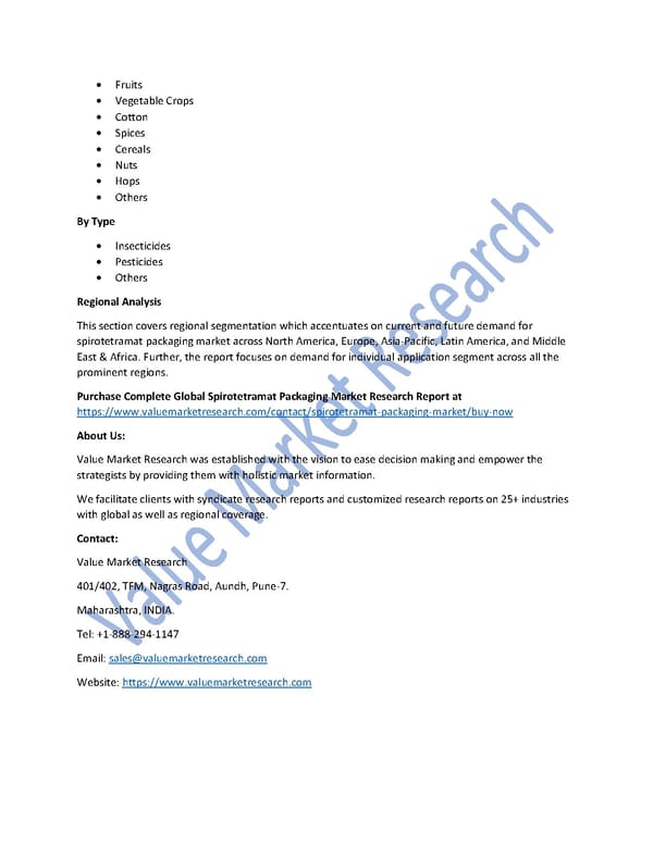 Spirotetramat Packaging Market Size, Trends & Global Outlook, 2020-2027 - Page 2