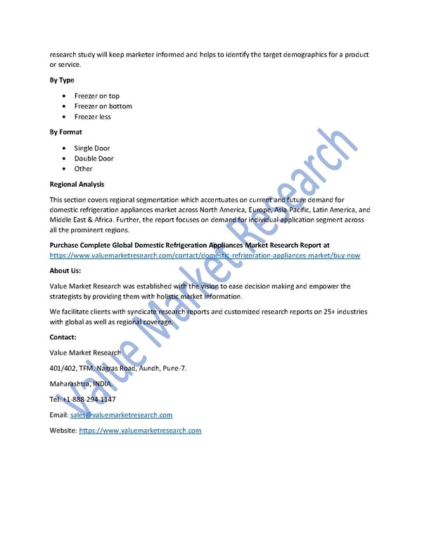 Domestic Refrigeration Appliances Market Size, Key Players, Global Forecast to 2027 - Page 2